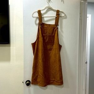 Corduroy knee length dress